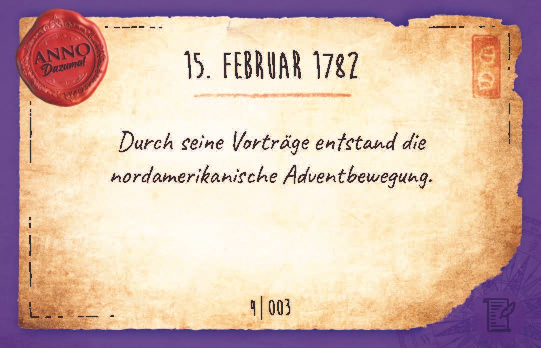 Advent-Verlag Schweiz-ANNO Dazumal, Set 4 Adventgeschichte_3612350_