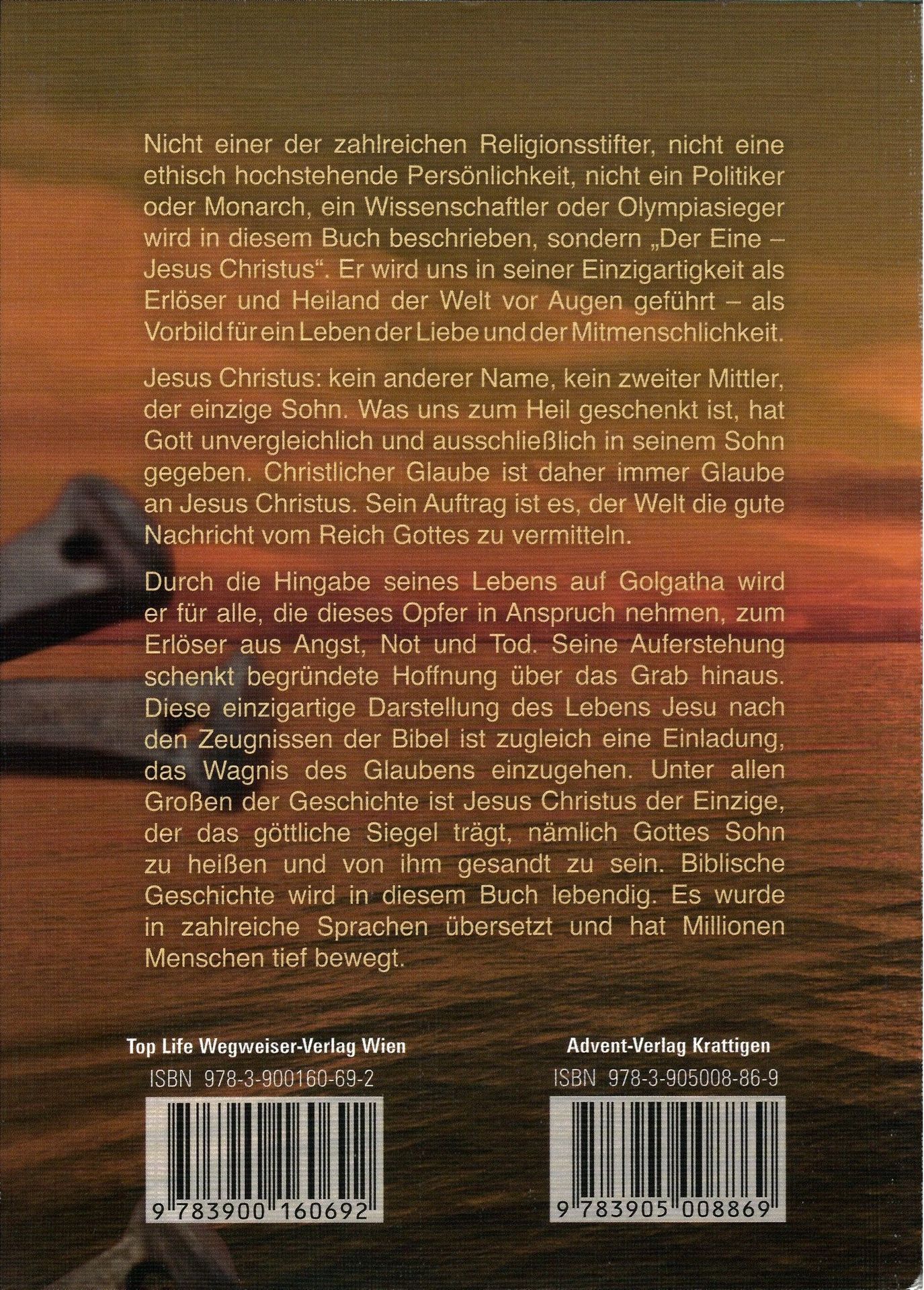 ABC Medien GmbH-Der Eine - Jesus Christus, Softcover_2430074_2 ABC Medien GmbH-Der Eine - Jesus Christus, Softcover_2430074_