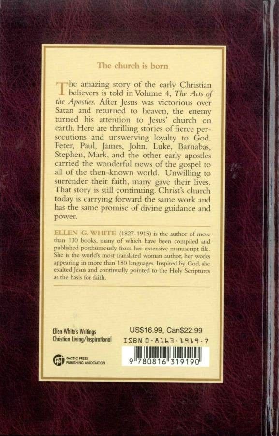 Pacific Press Publishing Association-Gute Nachricht für alle, Hardcover, Englisch (The Acts of the Apostles)_2540542_