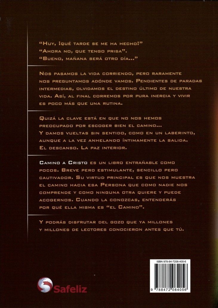 Editorial Safeliz S.L.-Der rettende Weg, Spanisch (Camino a cristo)_2540633_