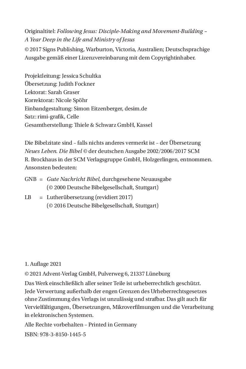 Advent-Verlag GmbH-Jesus nachfolgen, Jünger gewinnen_2422194_