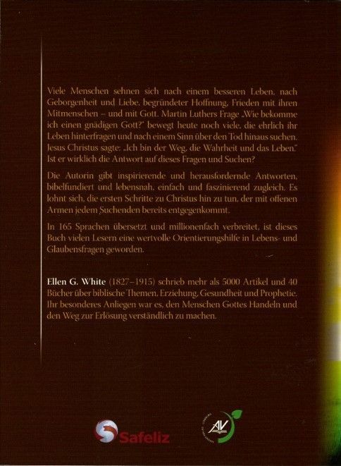 Advent-Verlag GmbH-Schritte zu Christus, Missionsbroschüre_2421270_2 Advent-Verlag GmbH-Schritte zu Christus, Missionsbroschüre_2421270_