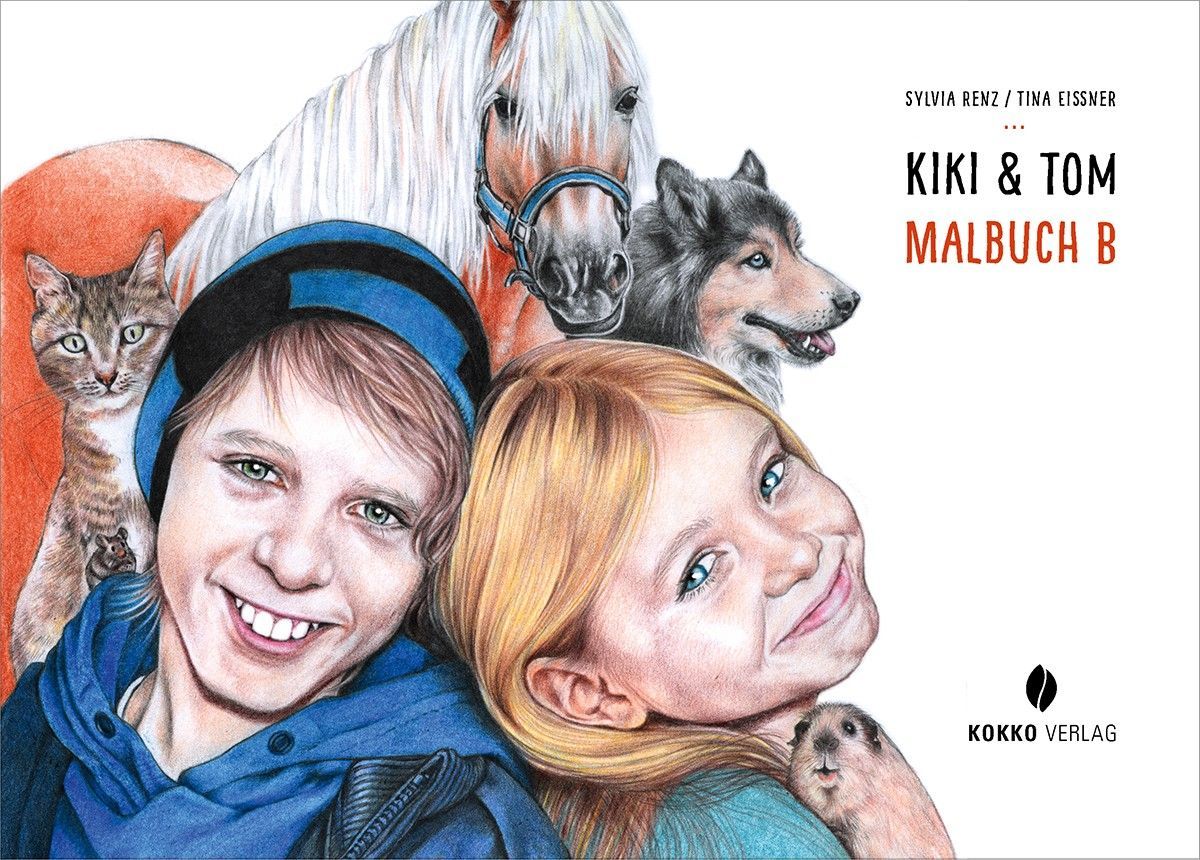 KOKKO Verlag-Kiki & Tom, Malbuch B (Querformat)_2441723_1 KOKKO Verlag-Kiki & Tom, Malbuch B (Querformat)_2441723_