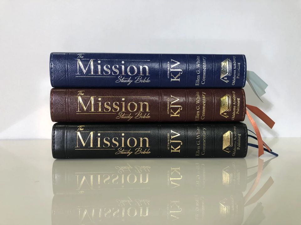 Oklahoma Academy Publishing-Bibel, Englisch, Mission Study Bible, KJV, Kunstleder schwarz (Onyx)_2542328_