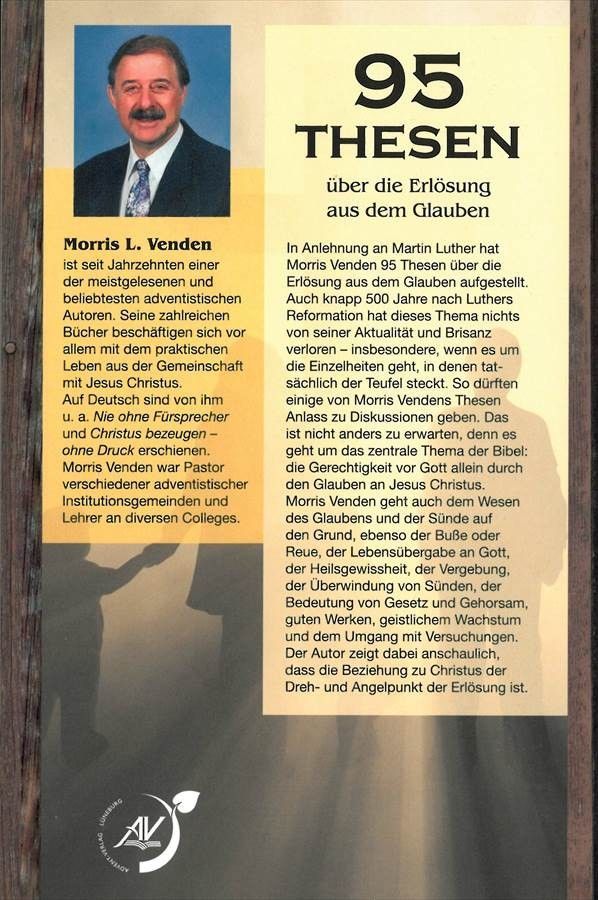 Advent-Verlag GmbH-95 Thesen über die Erlösung aus dem Glauben_2420009_
