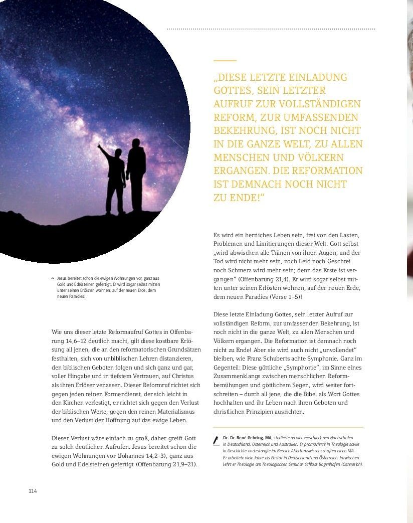 Advent-Verlag Schweiz-(ein)blick: Die Unvollendete, Reformationsmagazin_1410989_