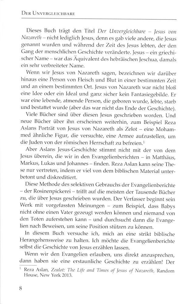 Advent-Verlag GmbH-Der Unvergleichbare, Band 1_2220800_