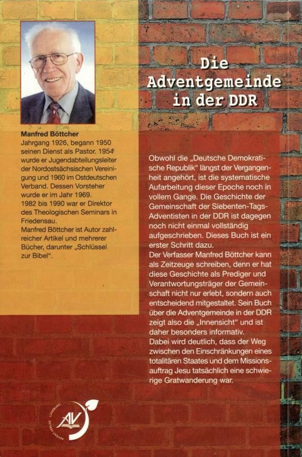 Advent-Verlag GmbH-Die Adventgemeinde in der DDR_2420084_