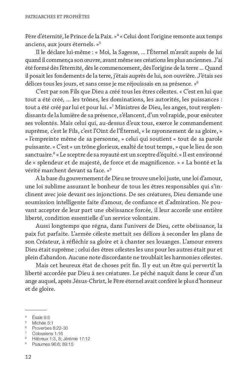 Advent-Verlag Schweiz-Wie alles begann, Missionsausg., Französisch AVS (Patriarches et prophètes)_2513025_
