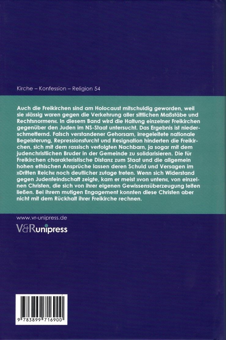 AVA Verlagsauslieferung AG-Freikirchen und Juden im Dritten Reich_2440140_2 AVA Verlagsauslieferung AG-Freikirchen und Juden im Dritten Reich_2440140_